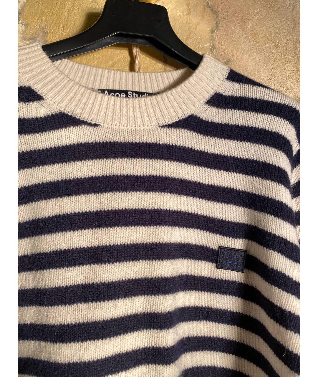 ACNE STUDIOS Белый шерстяной джемпер / свитер, фото 2
