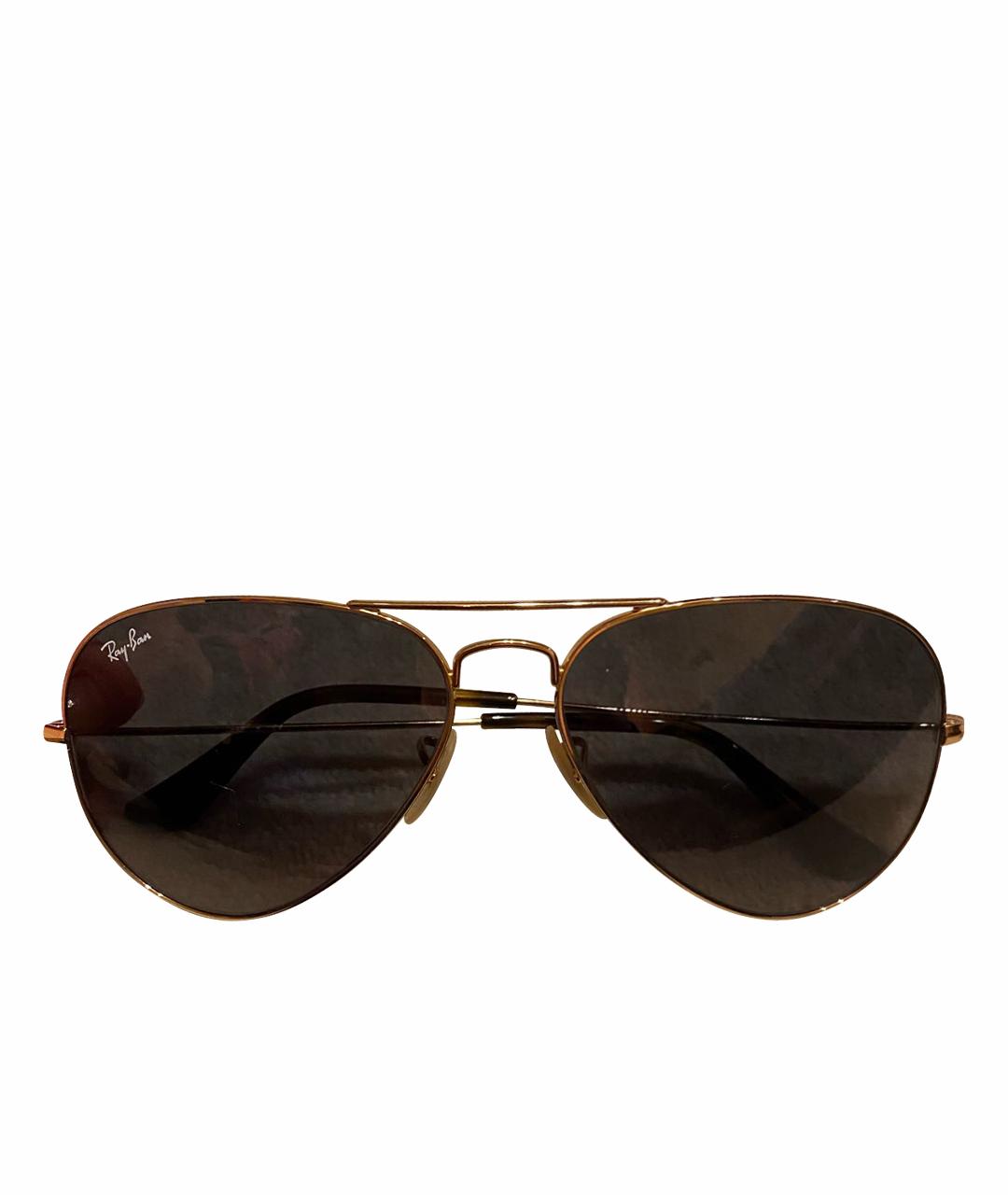 RAY BAN Антрацитовые солнцезащитные очки, фото 1