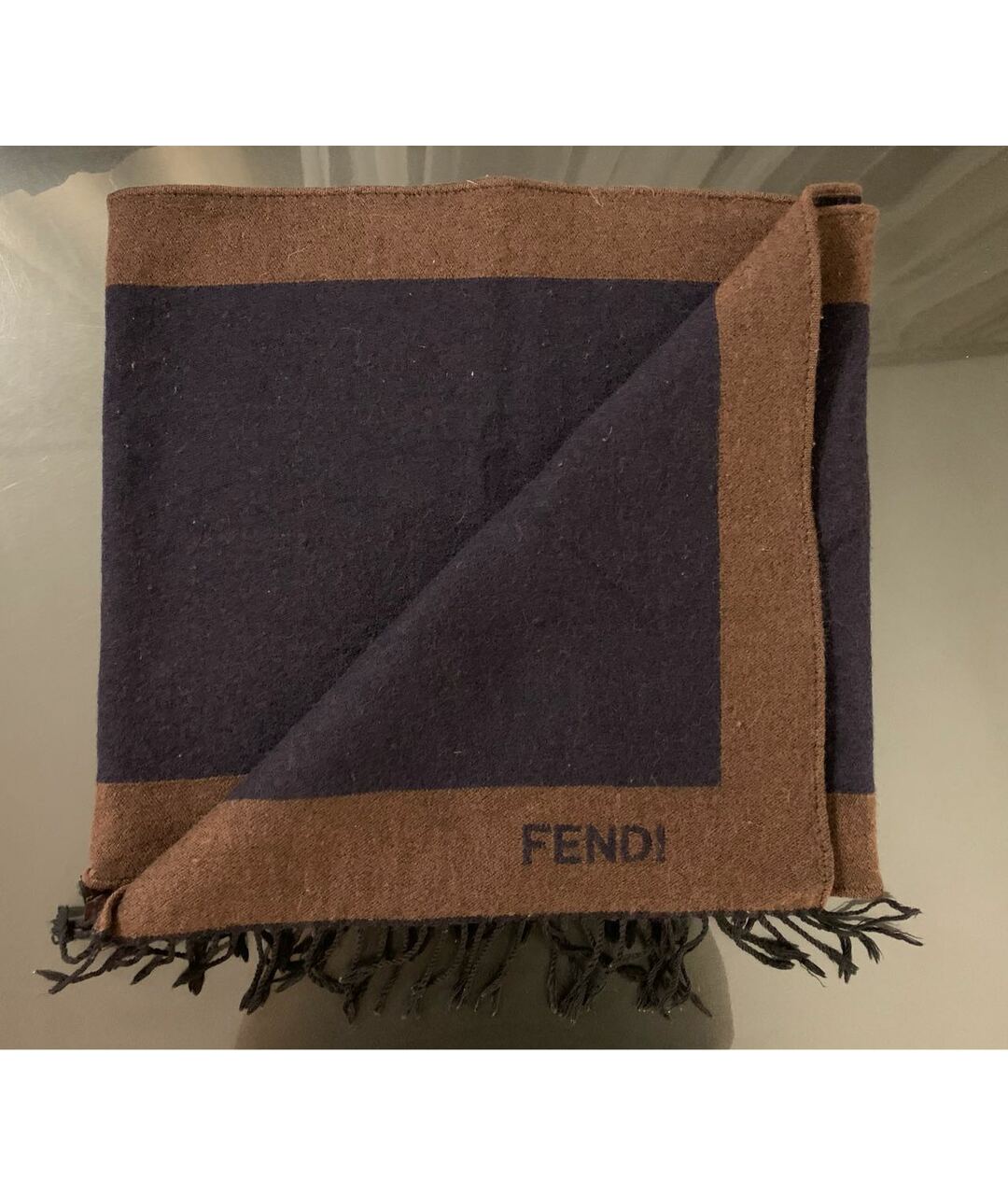FENDI Мульти шелковый шарф, фото 6