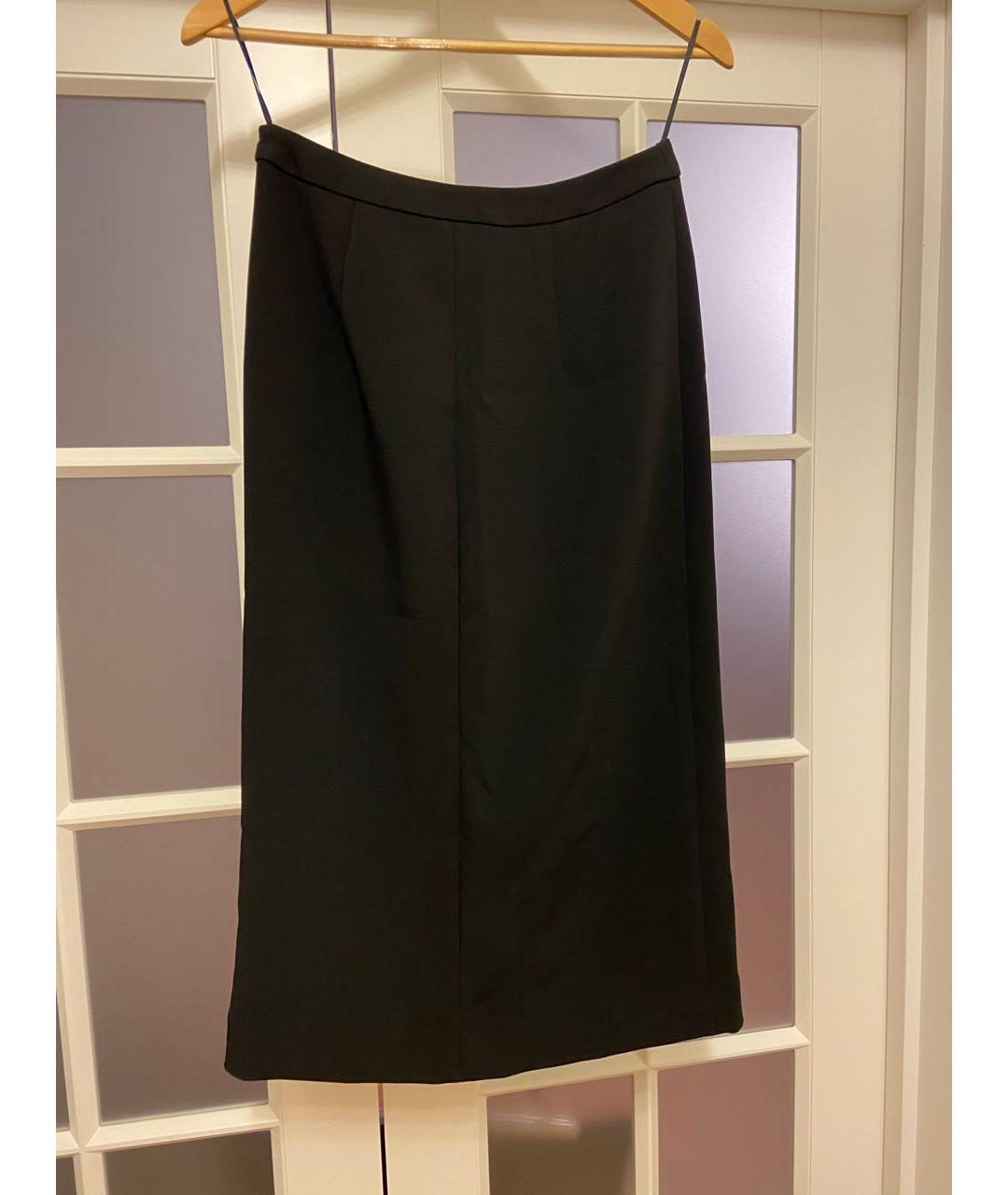 EDIT Черная полиэстеровая юбка миди, фото 2