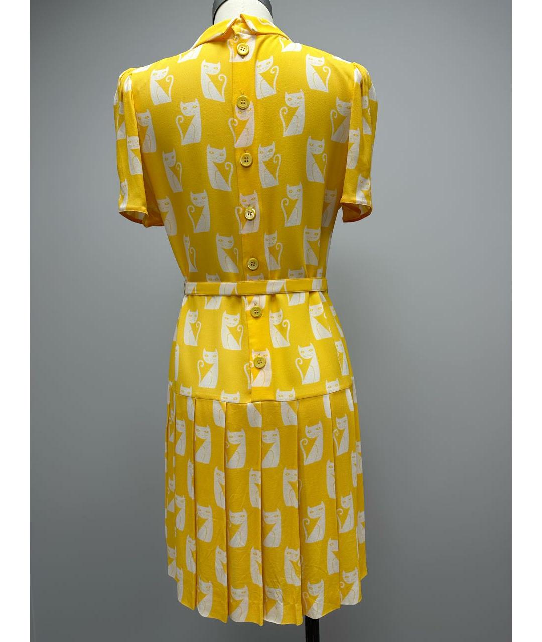 MIU MIU Желтое платье, фото 2