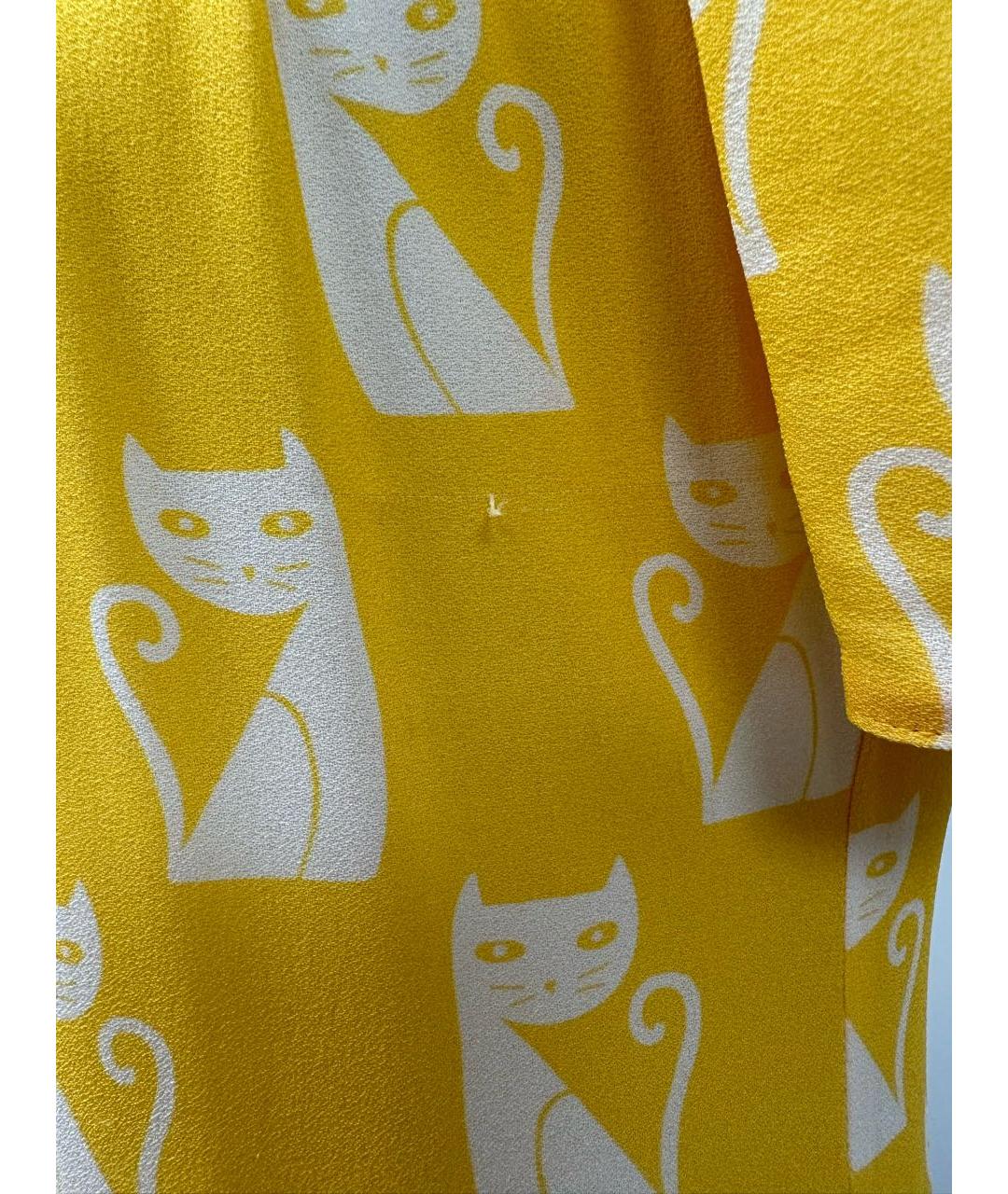 MIU MIU Желтое платье, фото 7