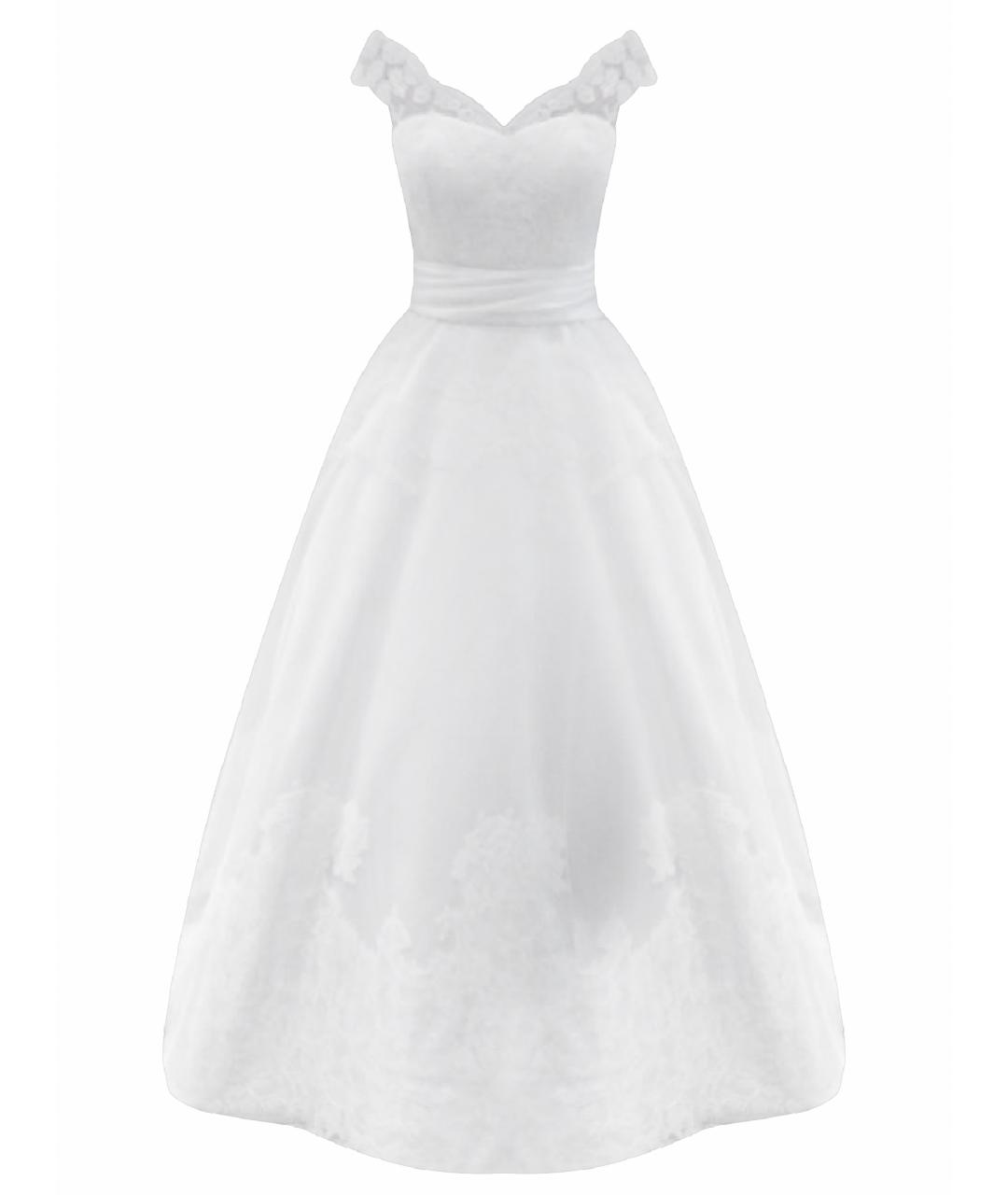 CHRISTIAN DIOR PRE-OWNED Белое кружевное свадебное платье, фото 1