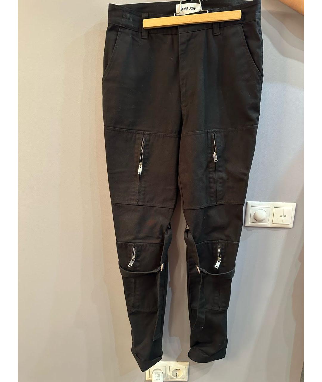 AMBUSH Черные брюки чинос, фото 3