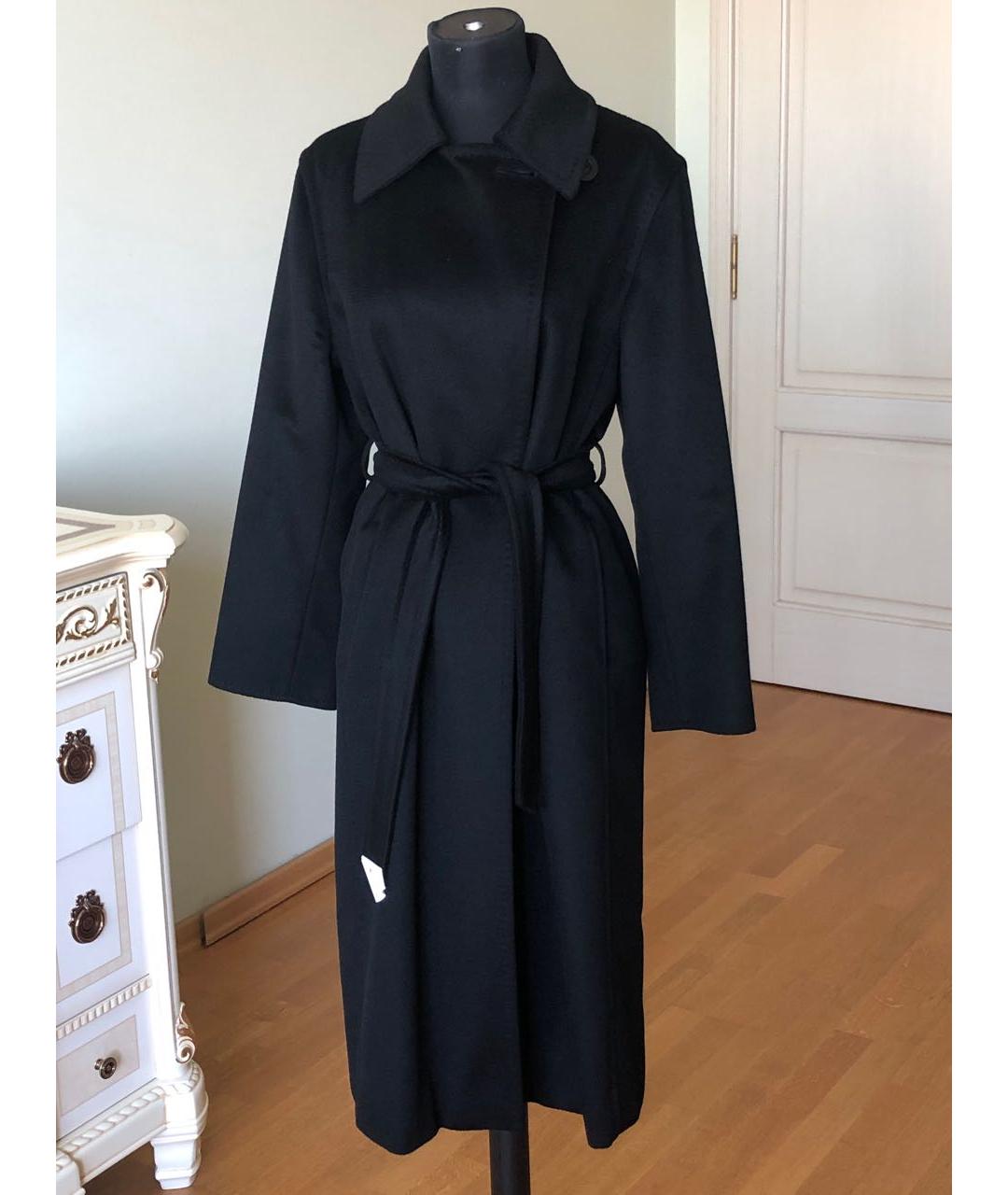 MAX MARA Черное кашемировое пальто, фото 7