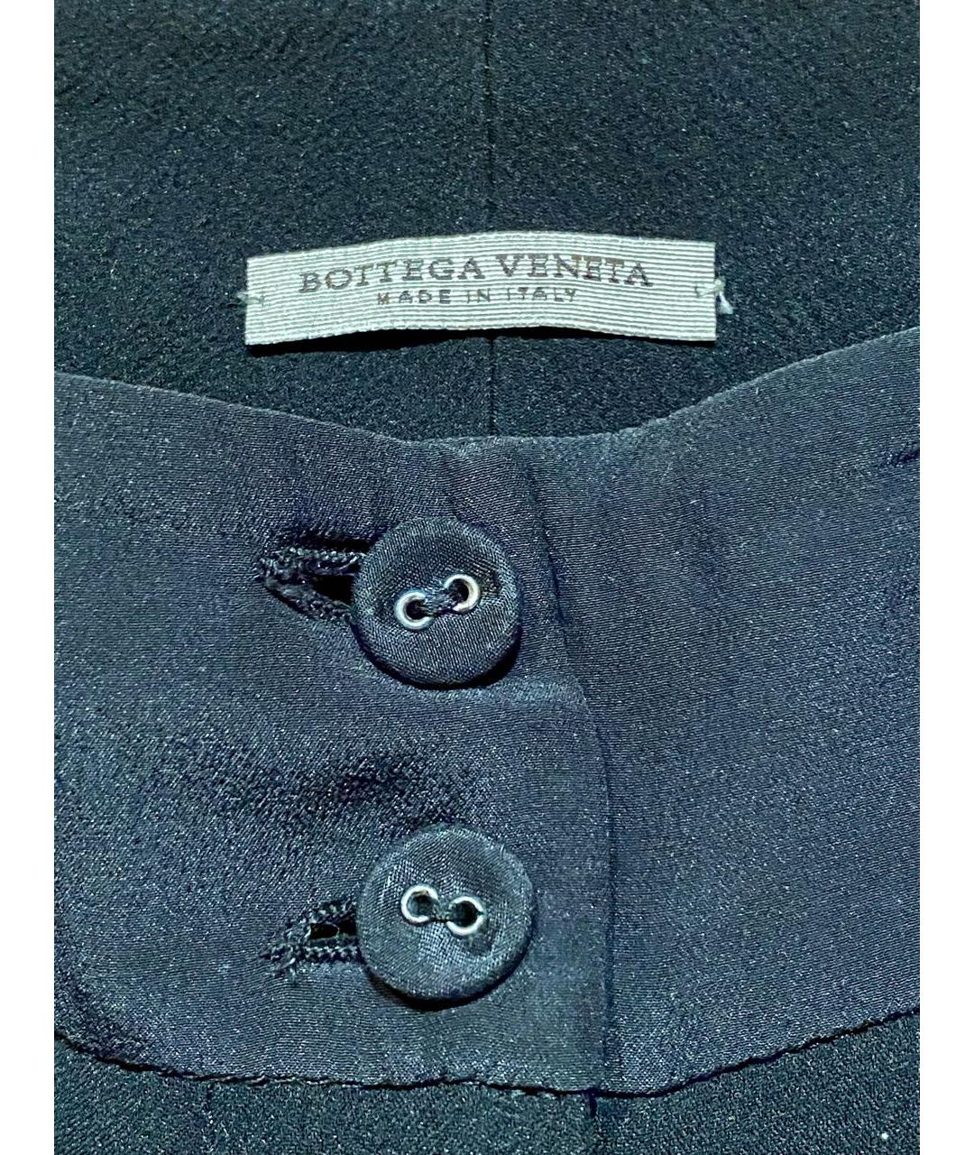 BOTTEGA VENETA Черные шелковые шорты, фото 3