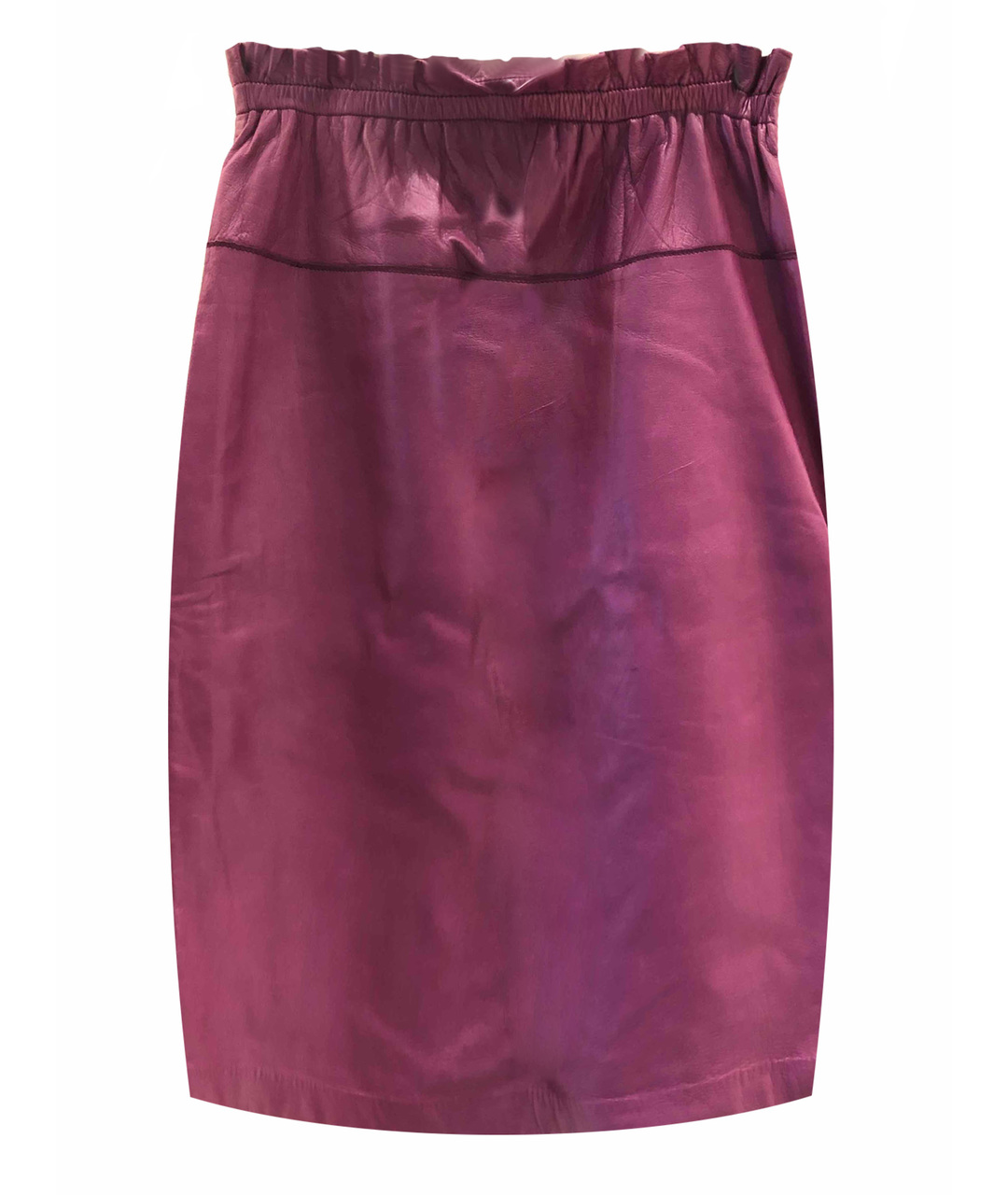 3.1 PHILLIP LIM Фиолетовая кожаная юбка миди, фото 1