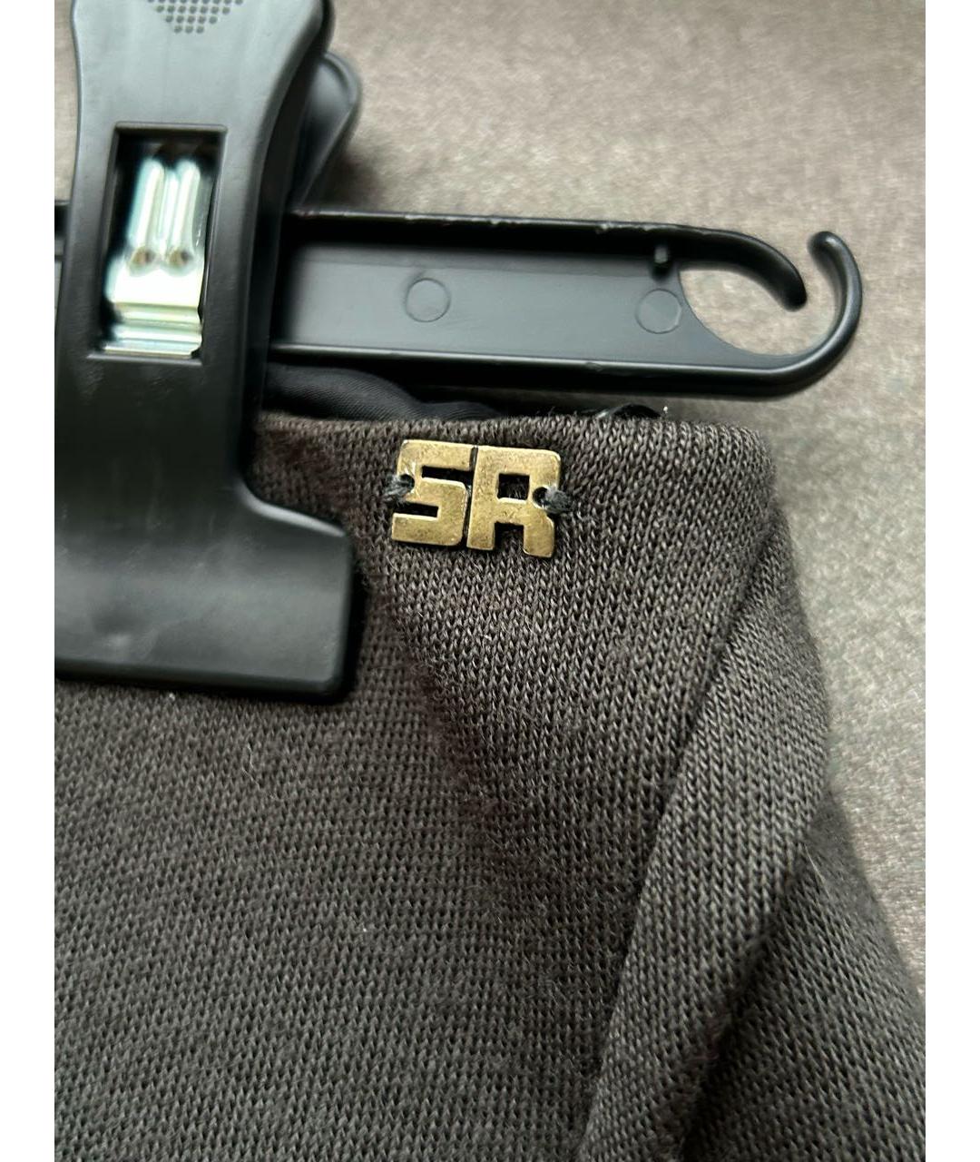 SONIA RYKIEL Черная шерстяная юбка миди, фото 6