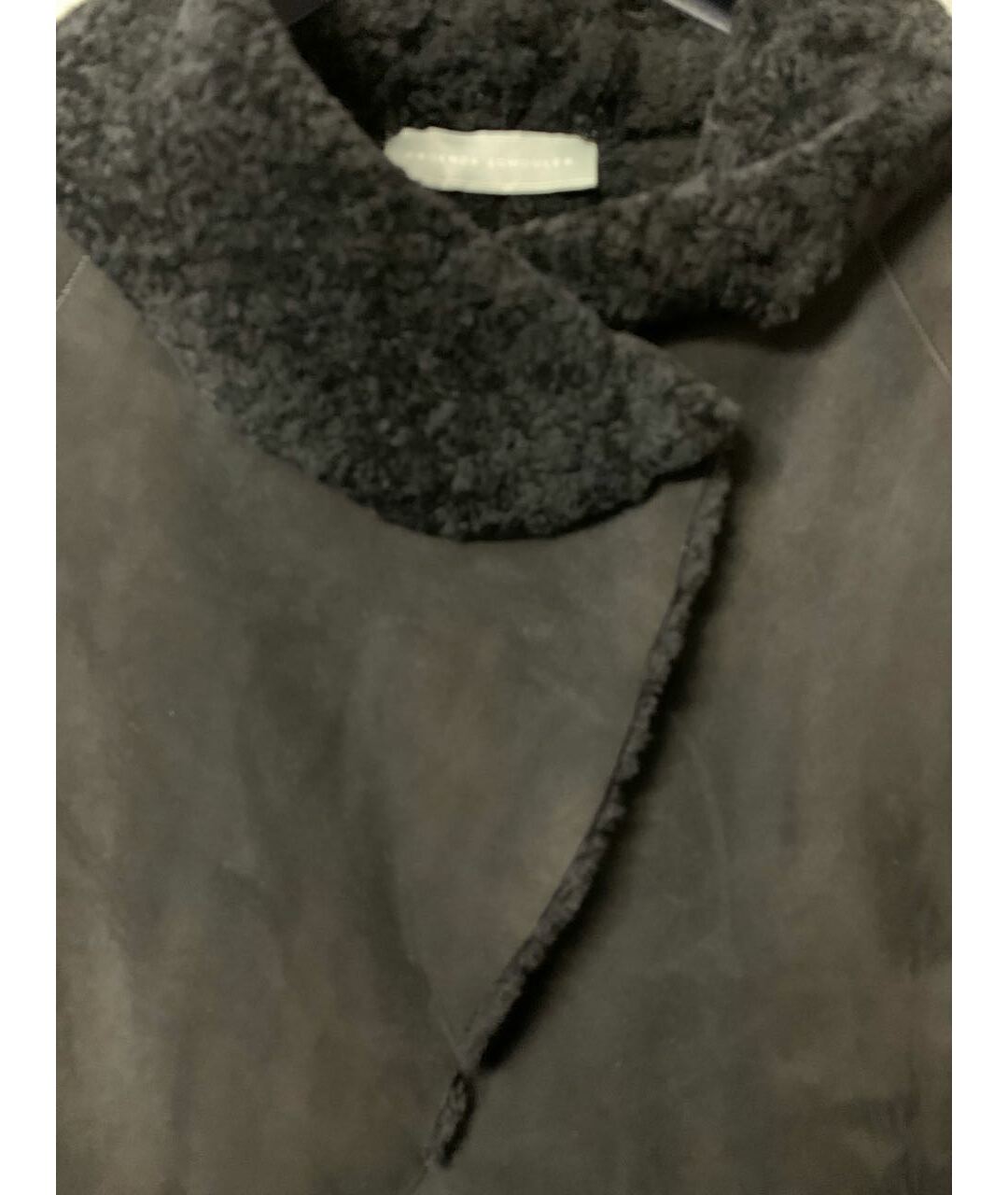 PROENZA SCHOULER Черная замшевая дубленка, фото 4