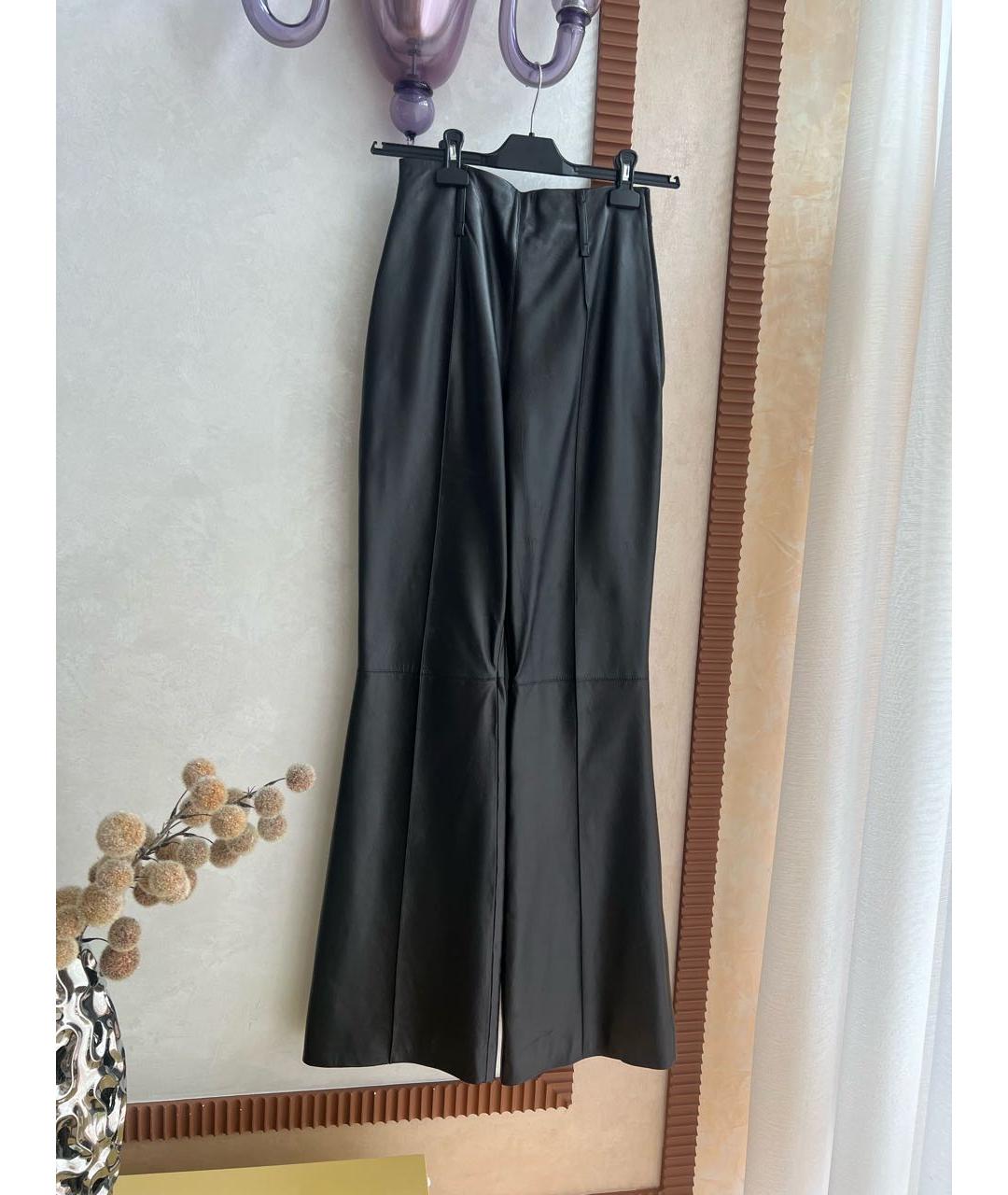 16ARLINGTON Черный кожаный костюм с брюками, фото 2