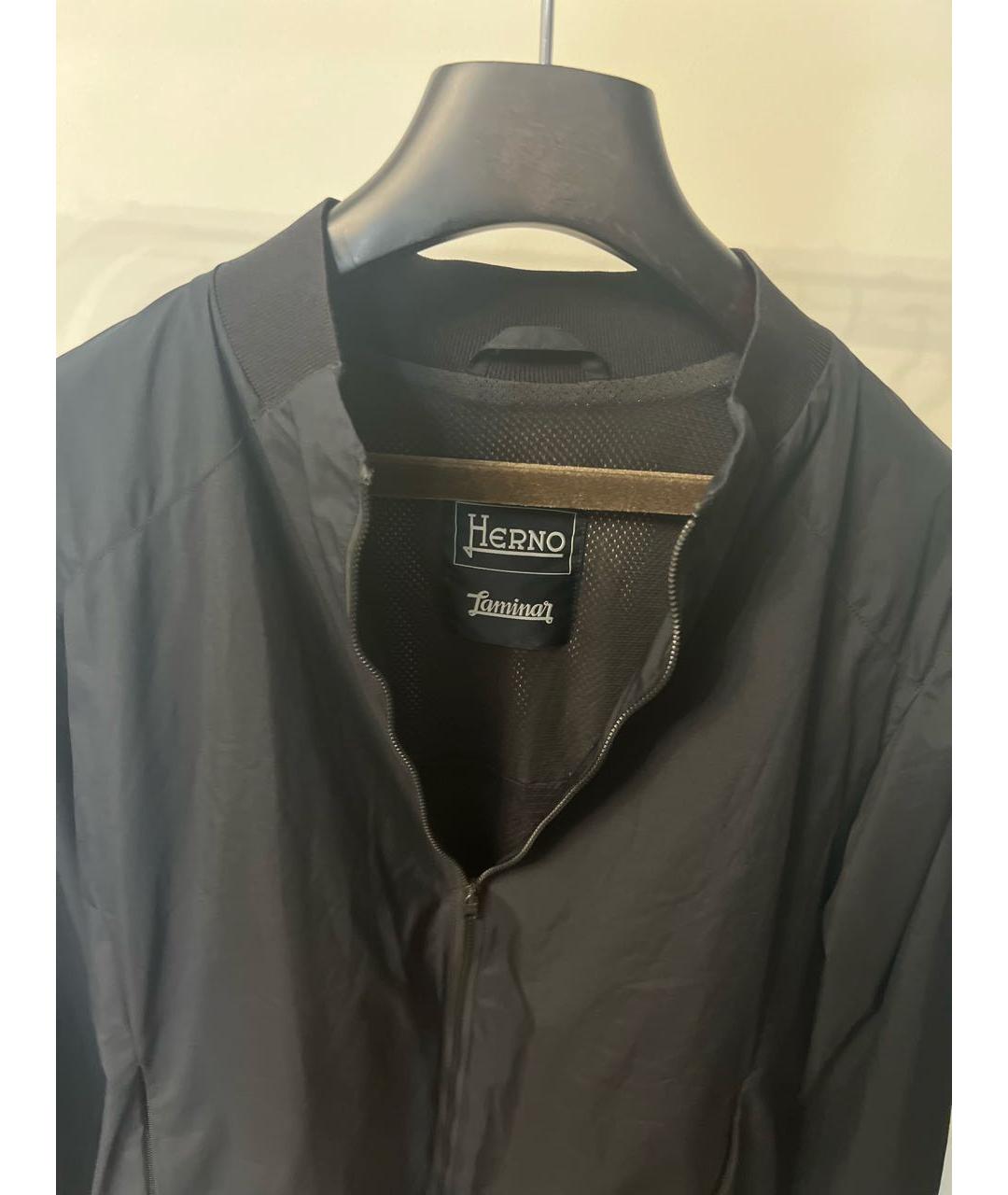 HERNO Черная полиамидовая куртка, фото 3
