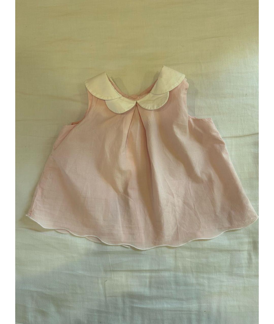 JACADI Розовая хлопковая блузка для девочек, фото 6