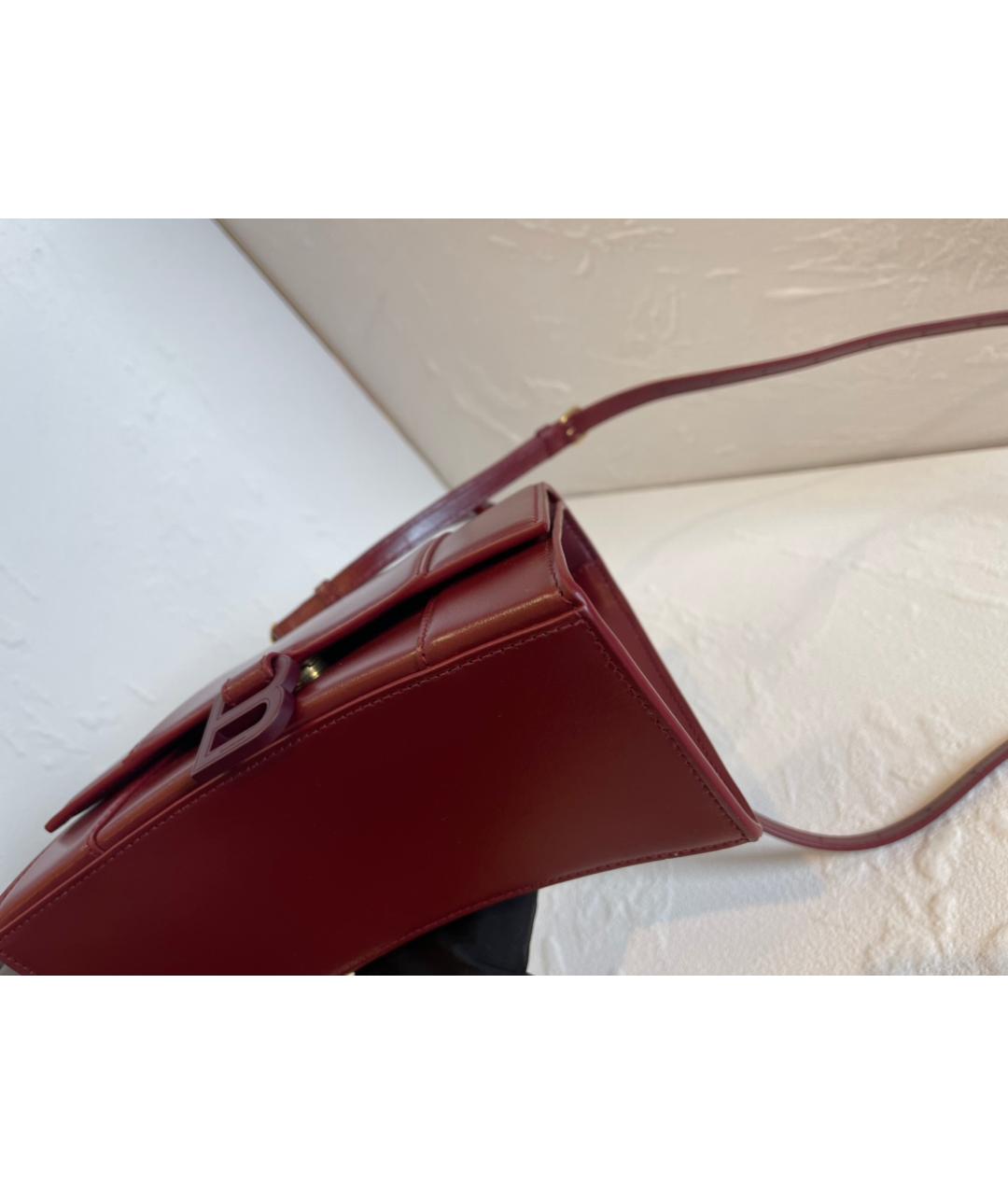 BALENCIAGA Красная кожаная сумка тоут, фото 5
