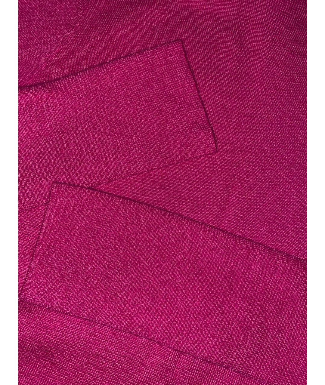 CHRISTIAN DIOR Фуксия кашемировая водолазка, фото 4