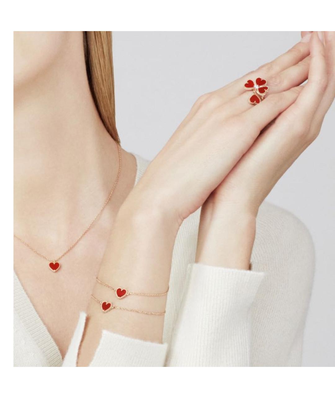 VAN CLEEF & ARPELS Красное колье из розового золота, фото 4