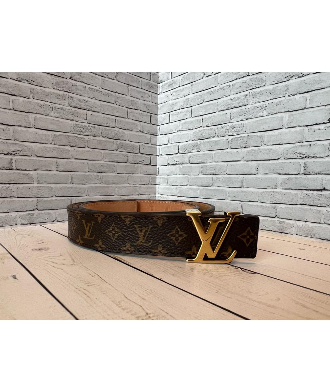 LOUIS VUITTON PRE-OWNED Коричневый ремень, фото 4