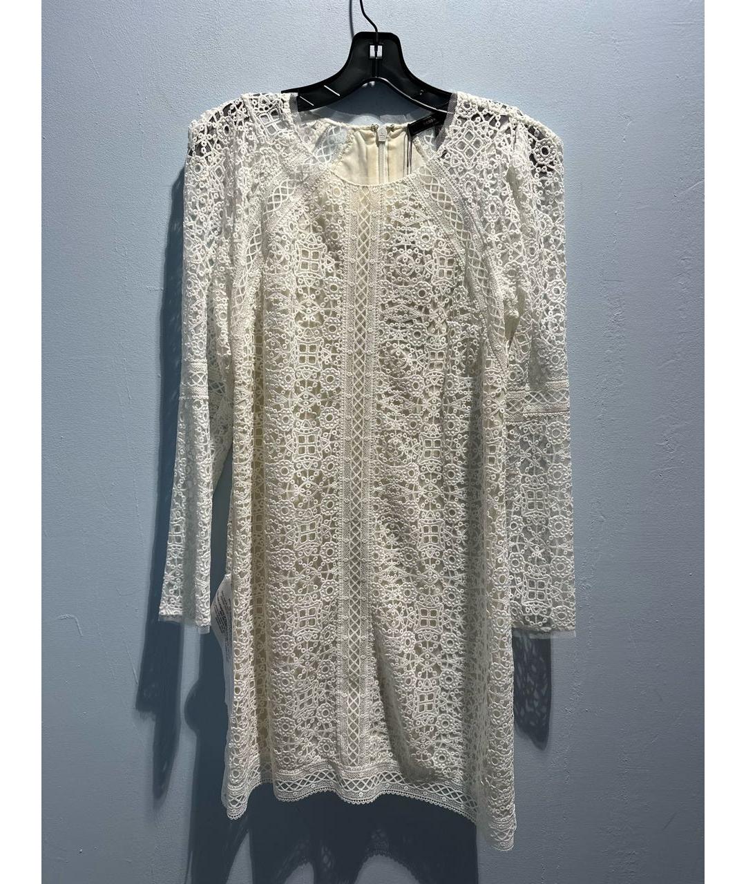 BCBG MAXAZRIA Белое полиэстеровое коктейльное платье, фото 5