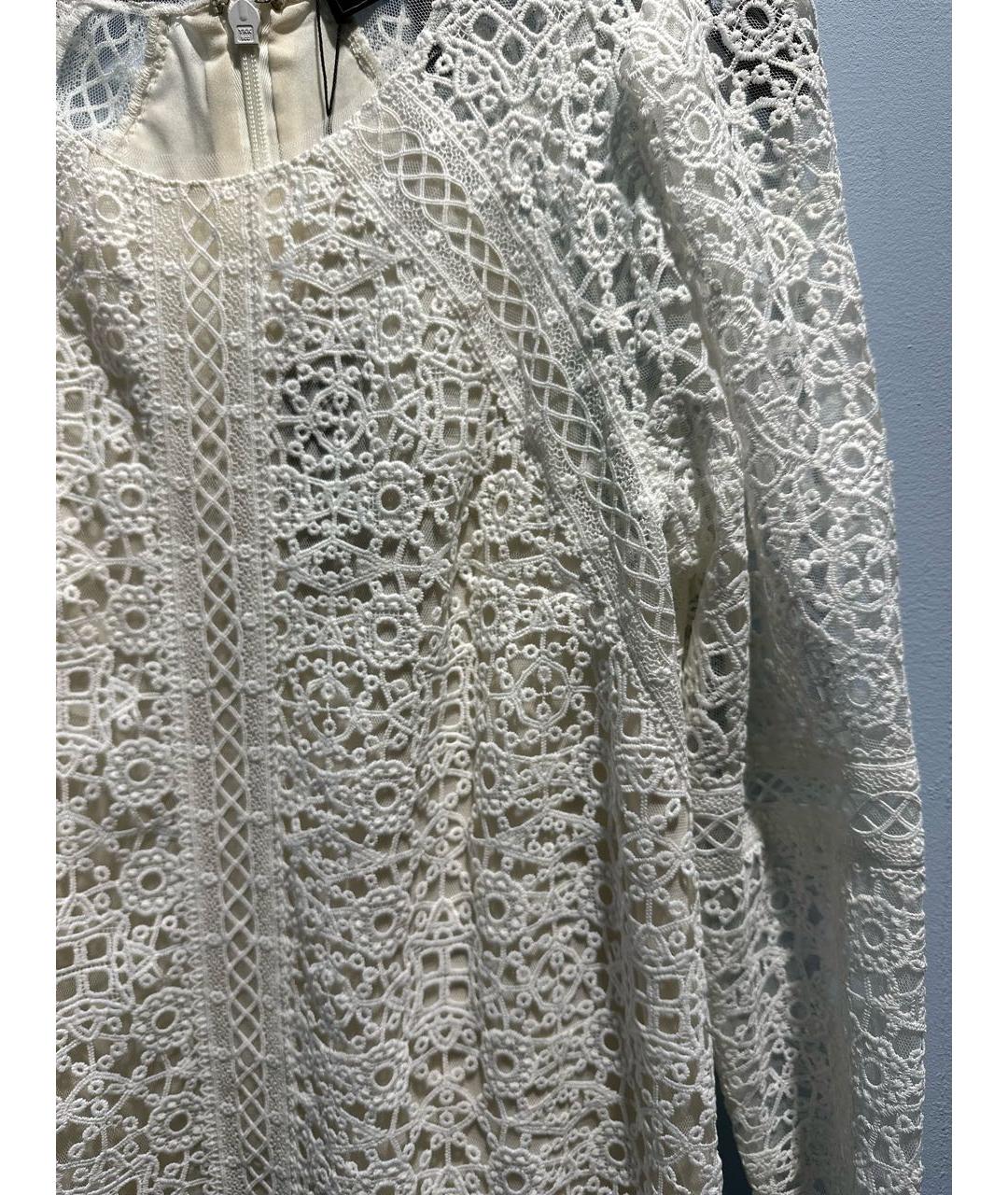 BCBG MAXAZRIA Белое полиэстеровое коктейльное платье, фото 4