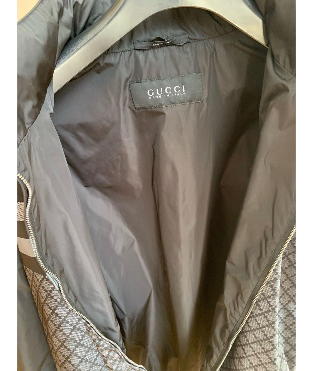 GUCCI Черная полиамидовая спортивная куртка, фото 3