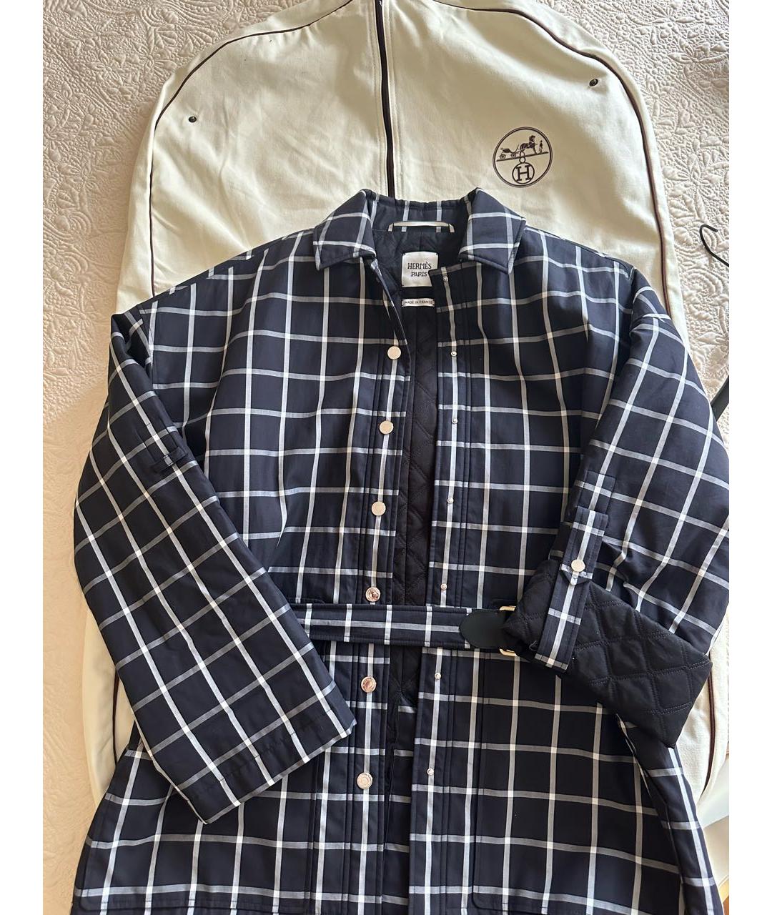 HERMES Черная хлопковая куртка, фото 2