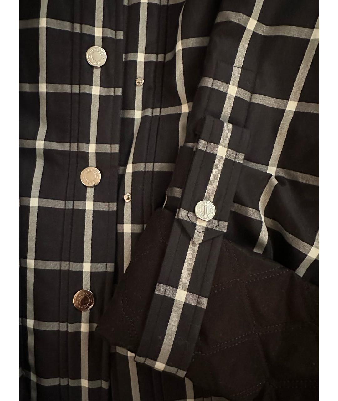 HERMES Черная хлопковая куртка, фото 6