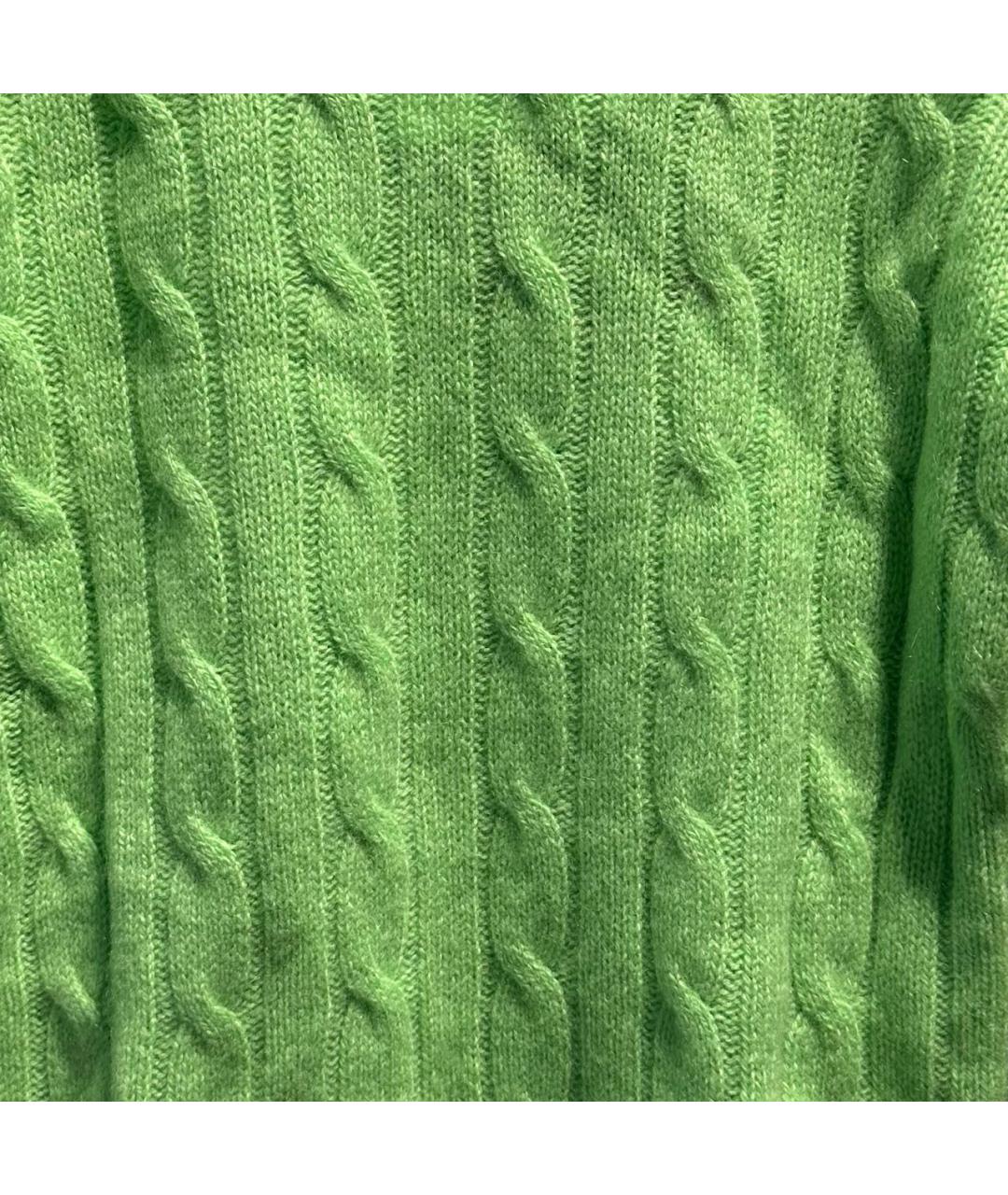 POLO RALPH LAUREN Салатовый кашемировый джемпер / свитер, фото 4