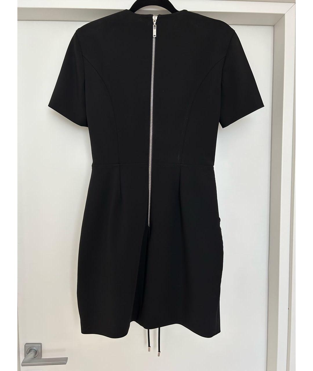 LOUIS VUITTON PRE-OWNED Черное шерстяное коктейльное платье, фото 2