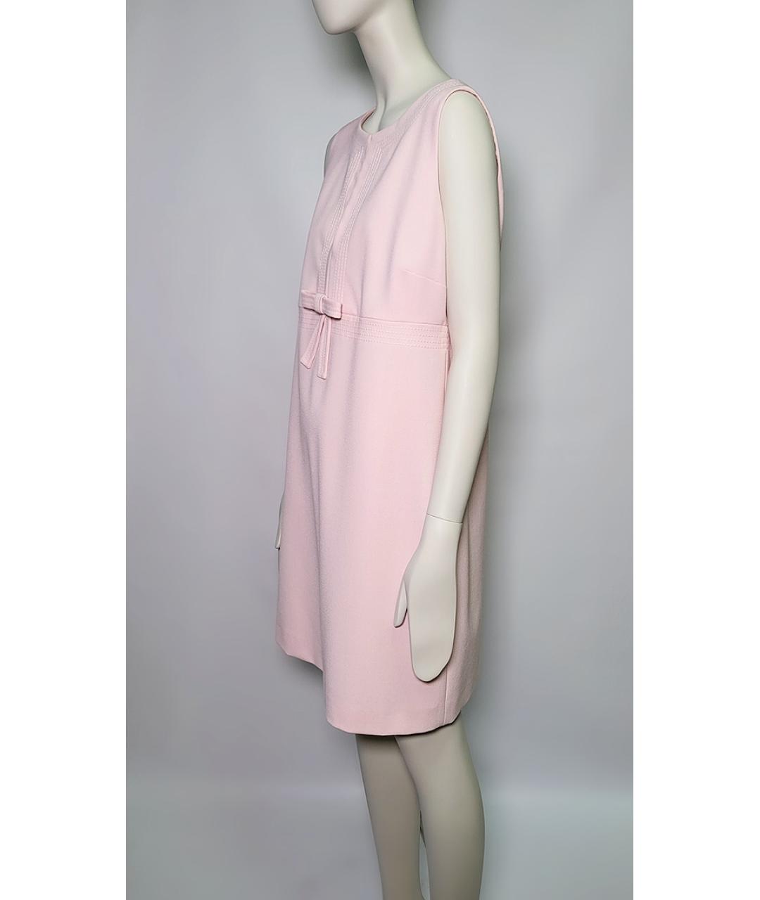 RED VALENTINO Розовое полиэстеровое коктейльное платье, фото 6