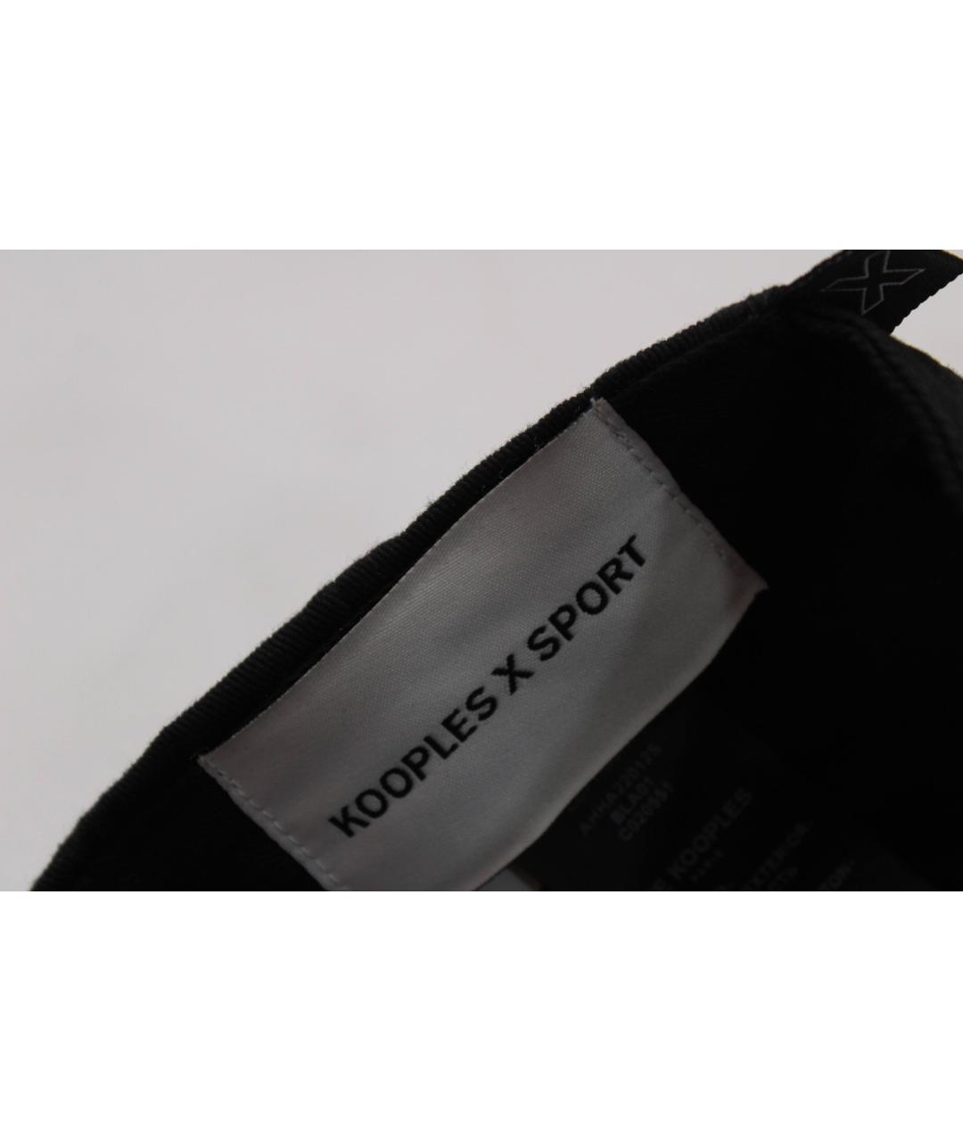 THE KOOPLES Черная хлопковая кепка/бейсболка, фото 6