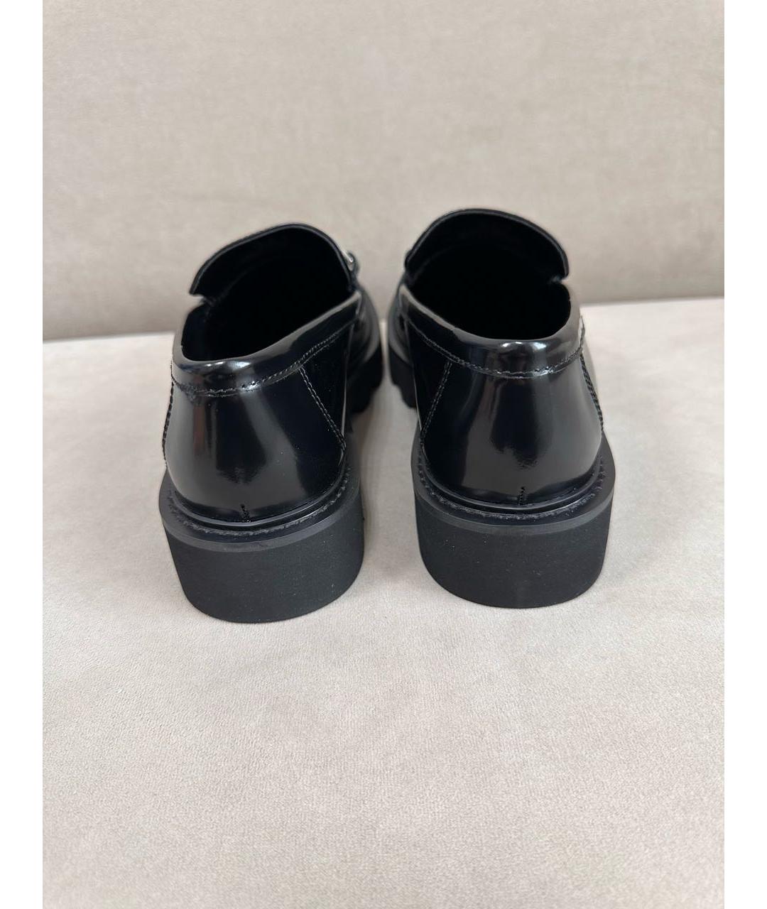 DKNY Черные лоферы из лакированной кожи, фото 4