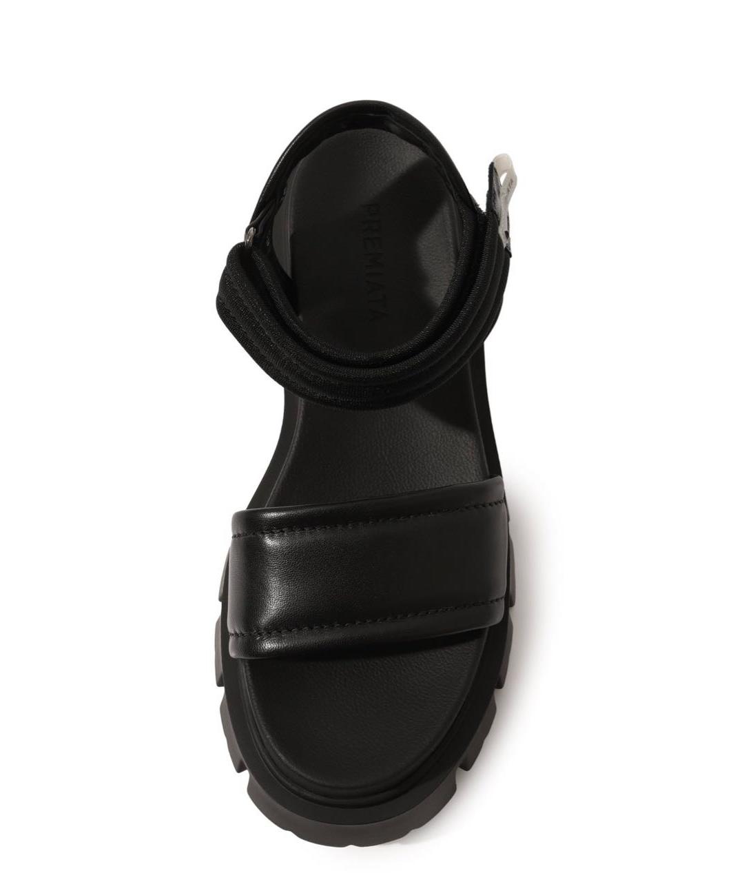 PREMIATA Черные кожаные сандалии, фото 2