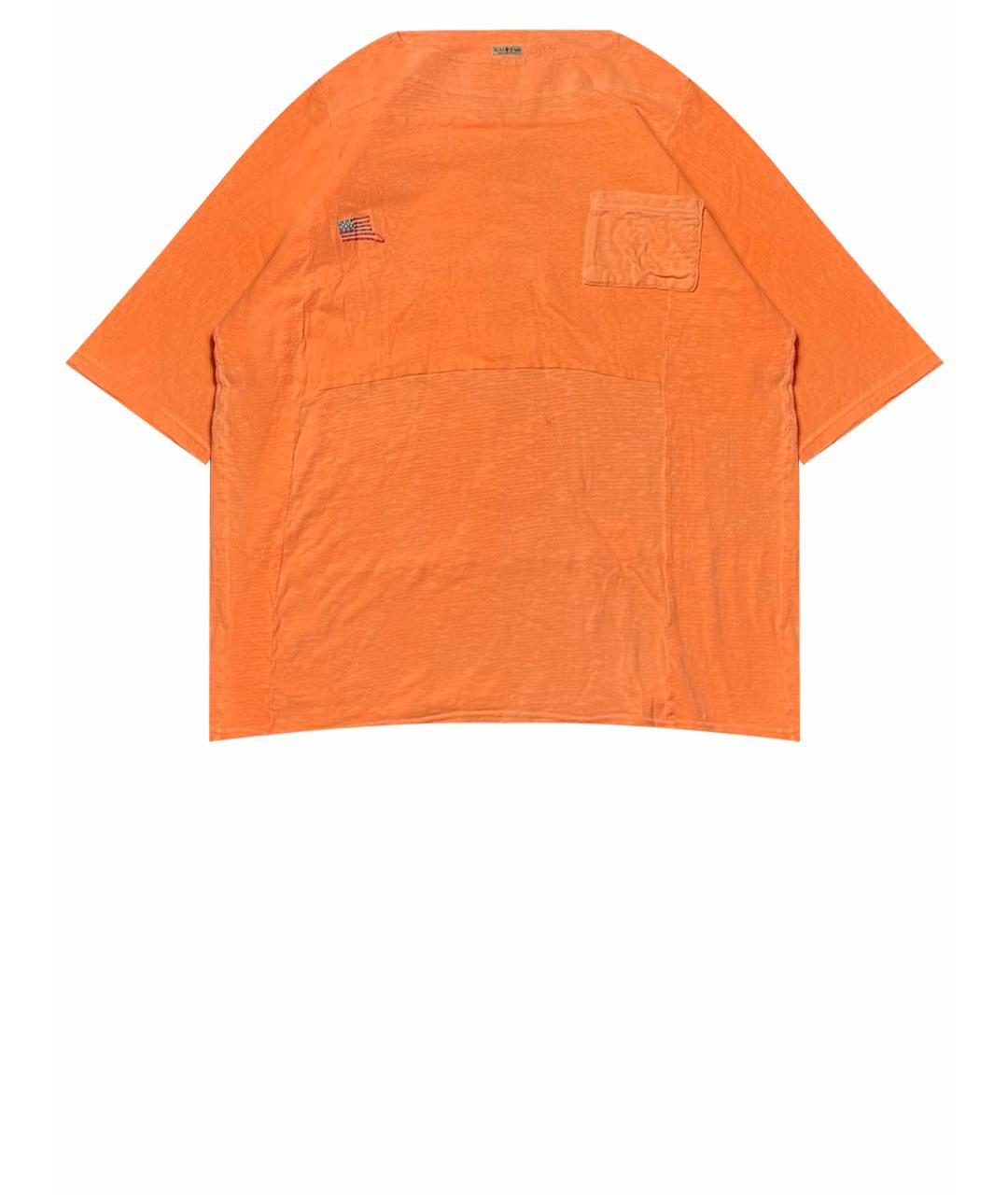 Kapital Коралловая хлопковая футболка, фото 1