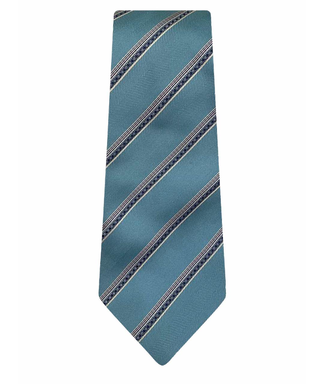 PAL ZILERI Голубой шелковый галстук, фото 1