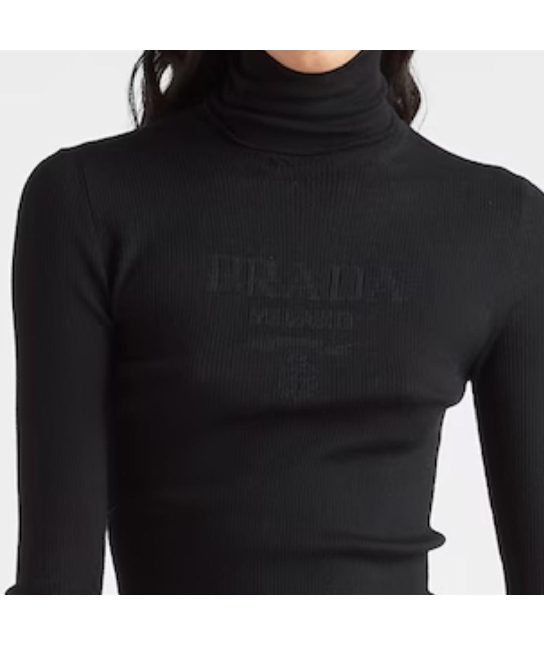 PRADA Черная водолазка, фото 4