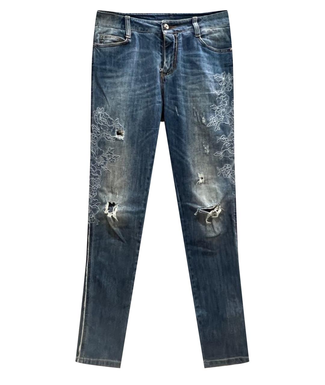ERMANNO SCERVINO Хлопко-эластановые джинсы слим, фото 1