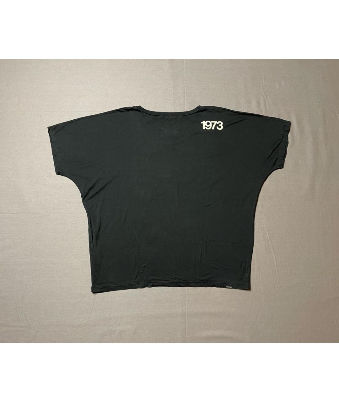 HYSTERIC GLAMOUR Черная хлопковая футболка, фото 2