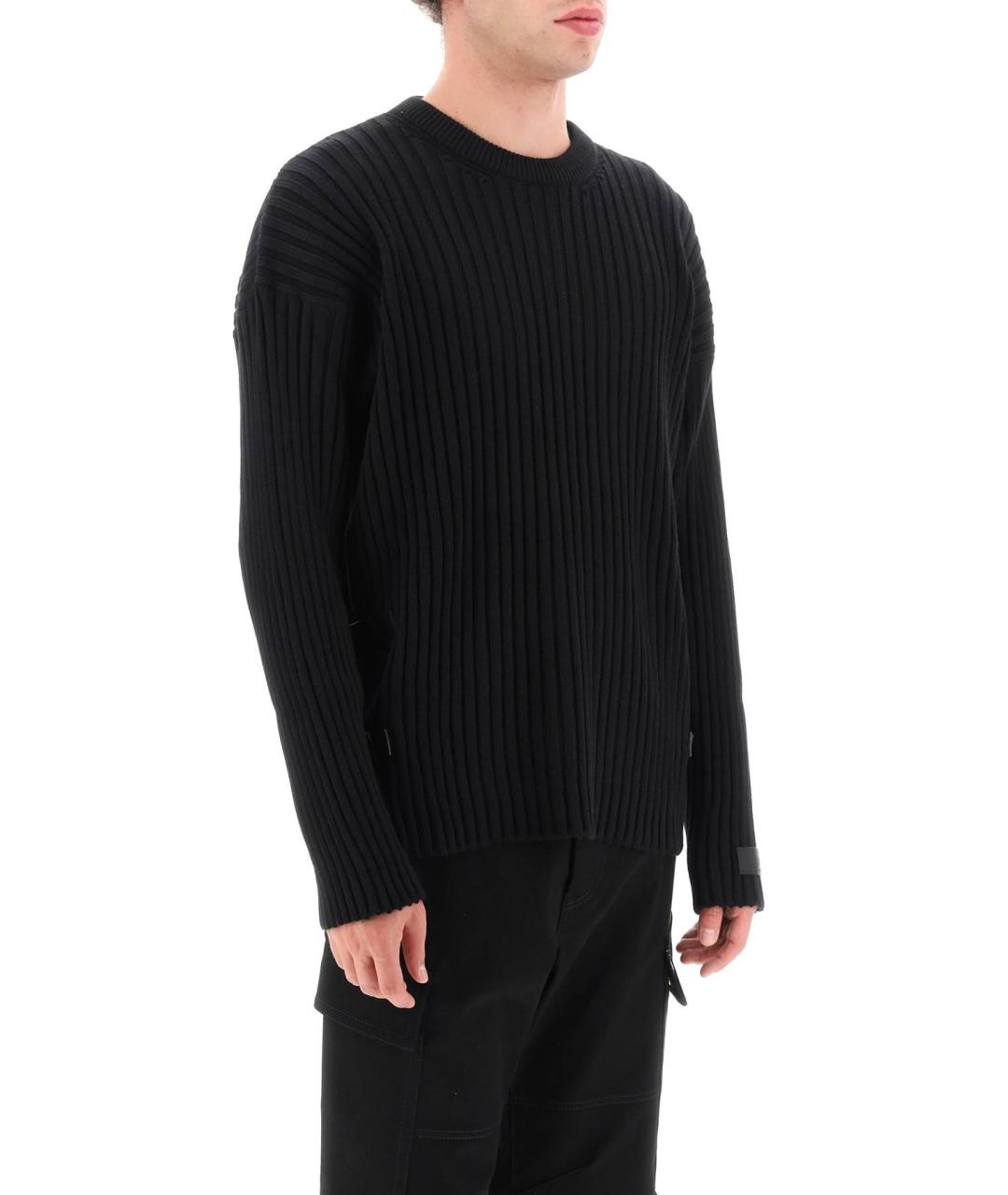 VERSACE Черный шерстяной джемпер / свитер, фото 4
