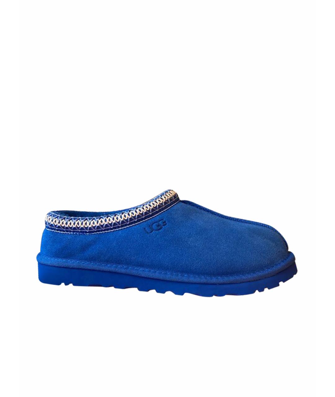 UGG Синие замшевые сабо, фото 1