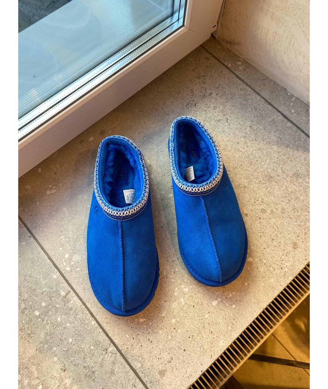 UGG Синие замшевые сабо, фото 2