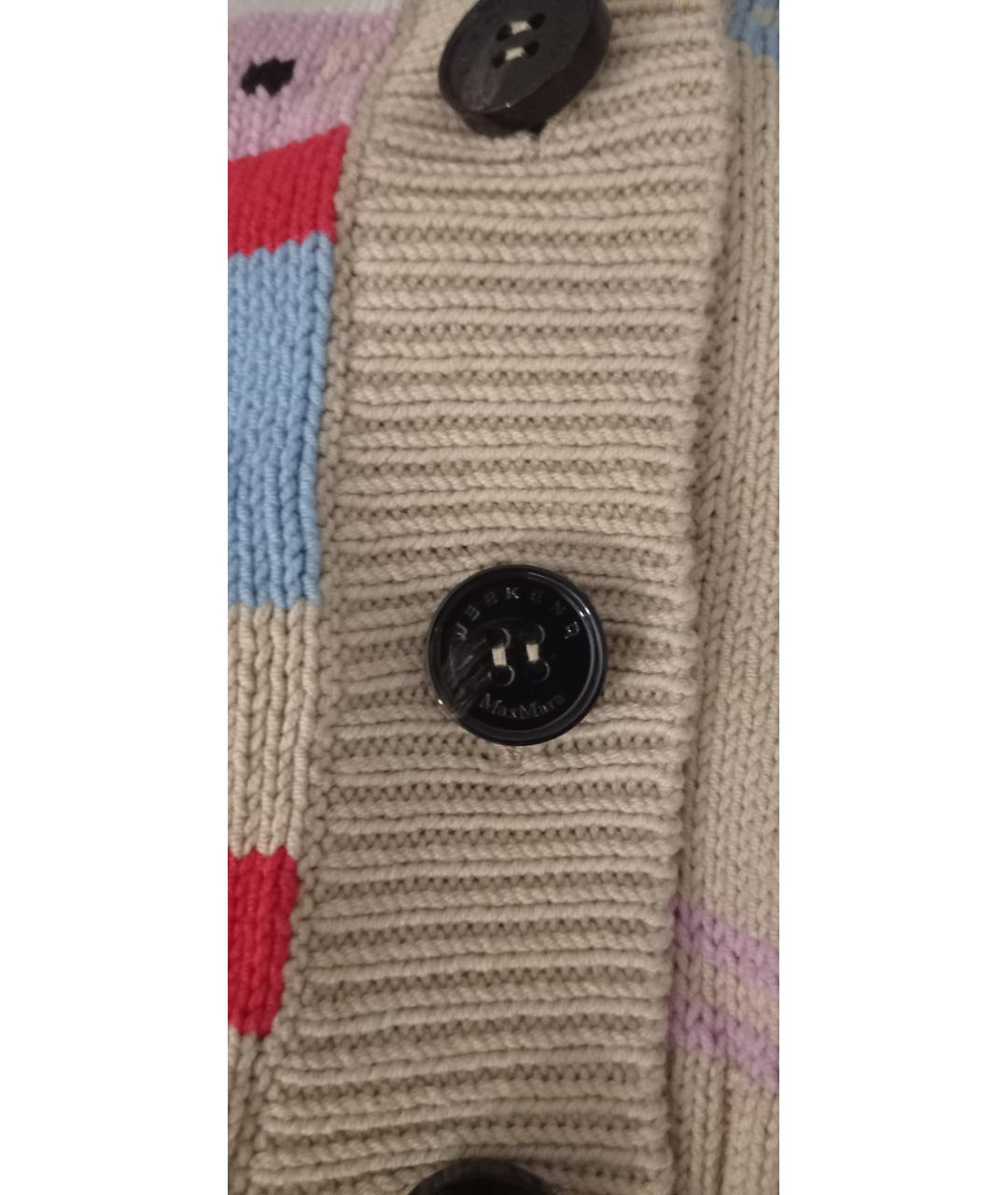 WEEKEND MAX MARA Мульти хлопковый кардиган, фото 8