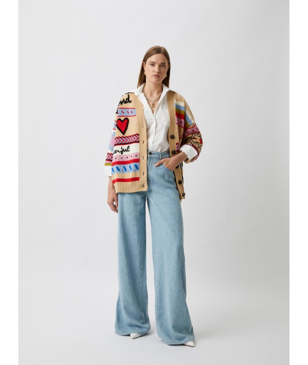 WEEKEND MAX MARA Мульти хлопковый кардиган, фото 4