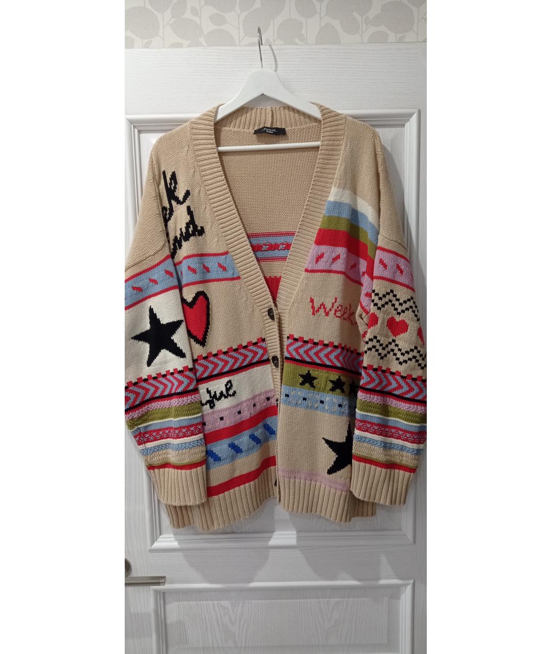 WEEKEND MAX MARA Мульти хлопковый кардиган, фото 5