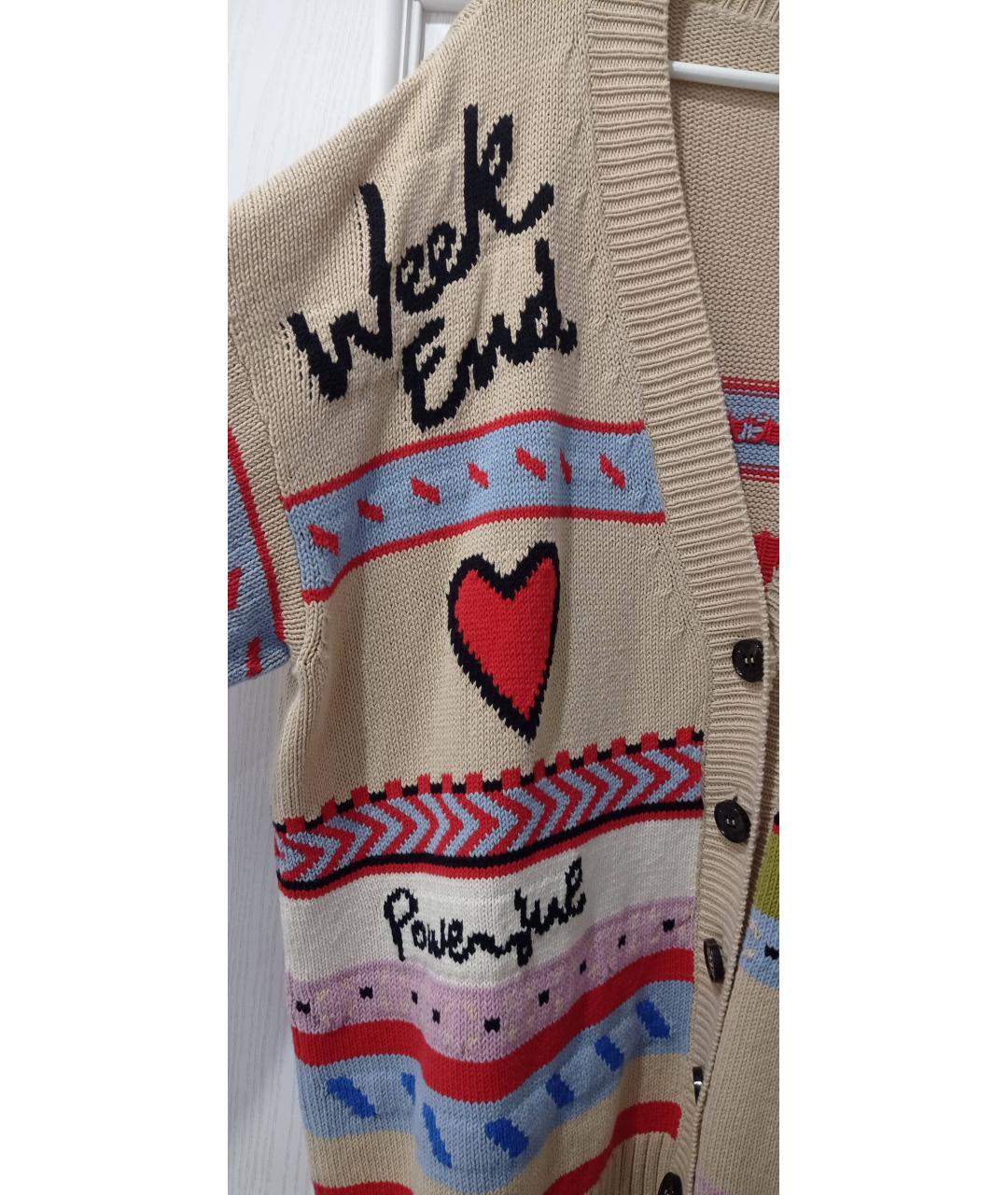 WEEKEND MAX MARA Мульти хлопковый кардиган, фото 9