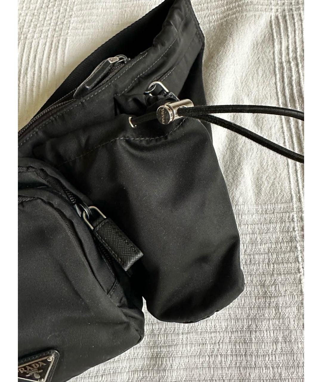 PRADA Черная поясная сумка, фото 5