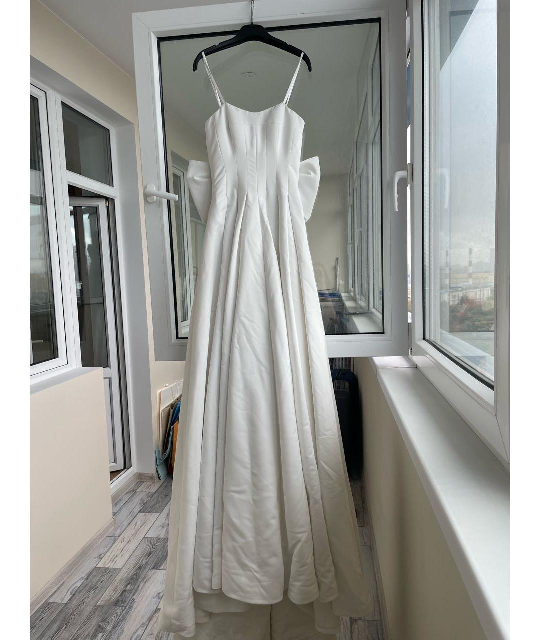 VIKTOR & ROLF Белое полиэстеровое свадебное платье, фото 9