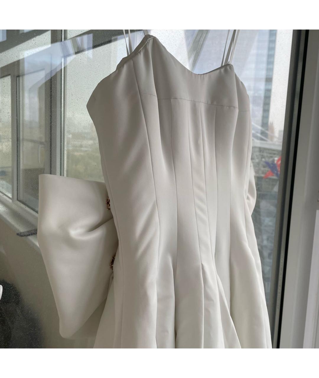VIKTOR & ROLF Белое полиэстеровое свадебное платье, фото 8