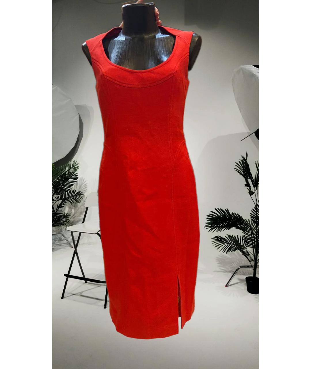 ESCADA Красное коктейльное платье, фото 4