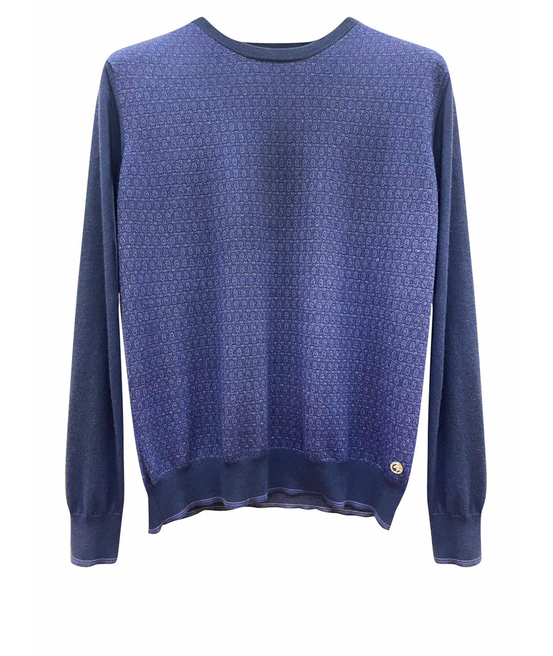 STEFANO RICCI Синий кашемировый джемпер / свитер, фото 1