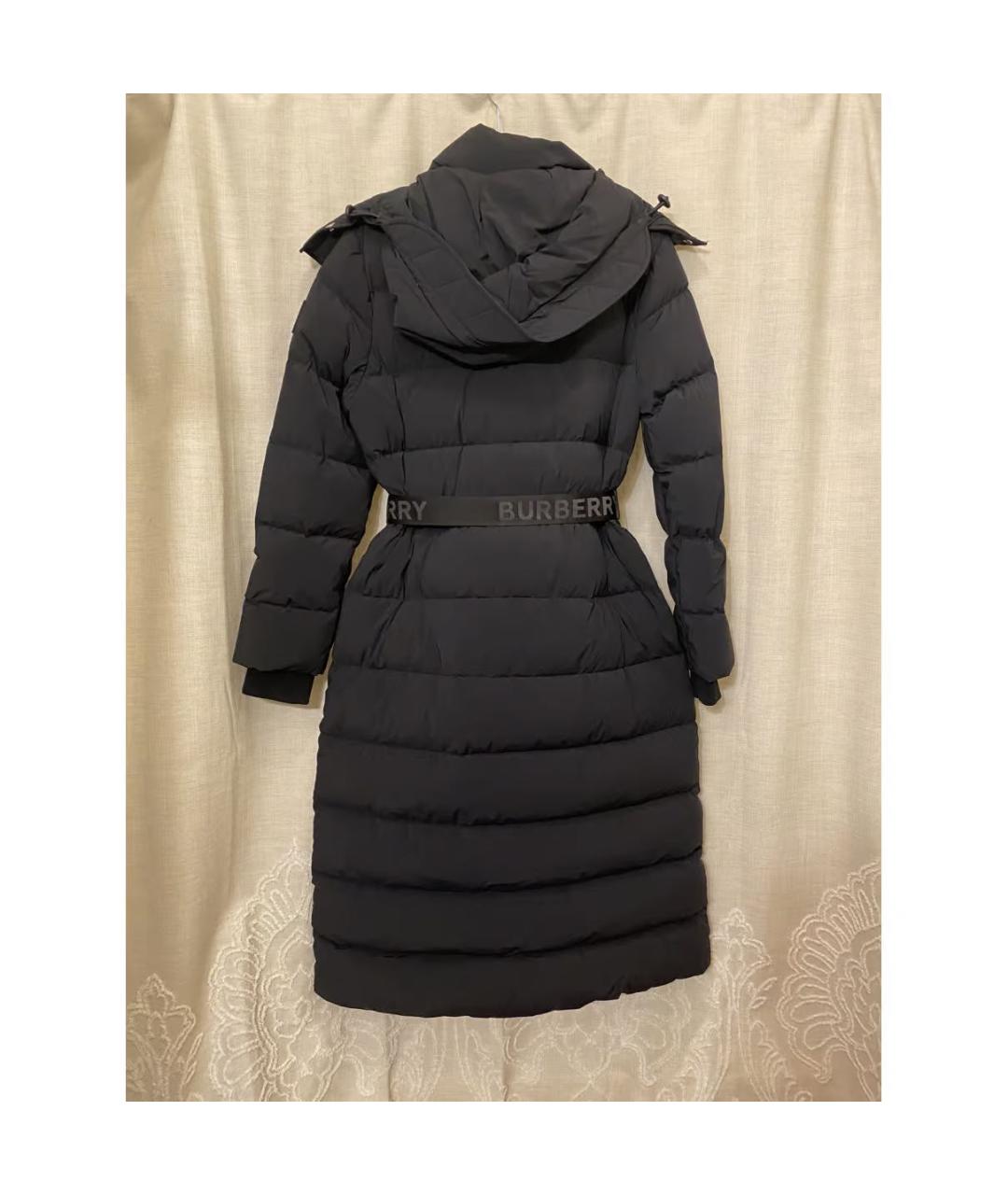 BURBERRY Черный пуховик, фото 2
