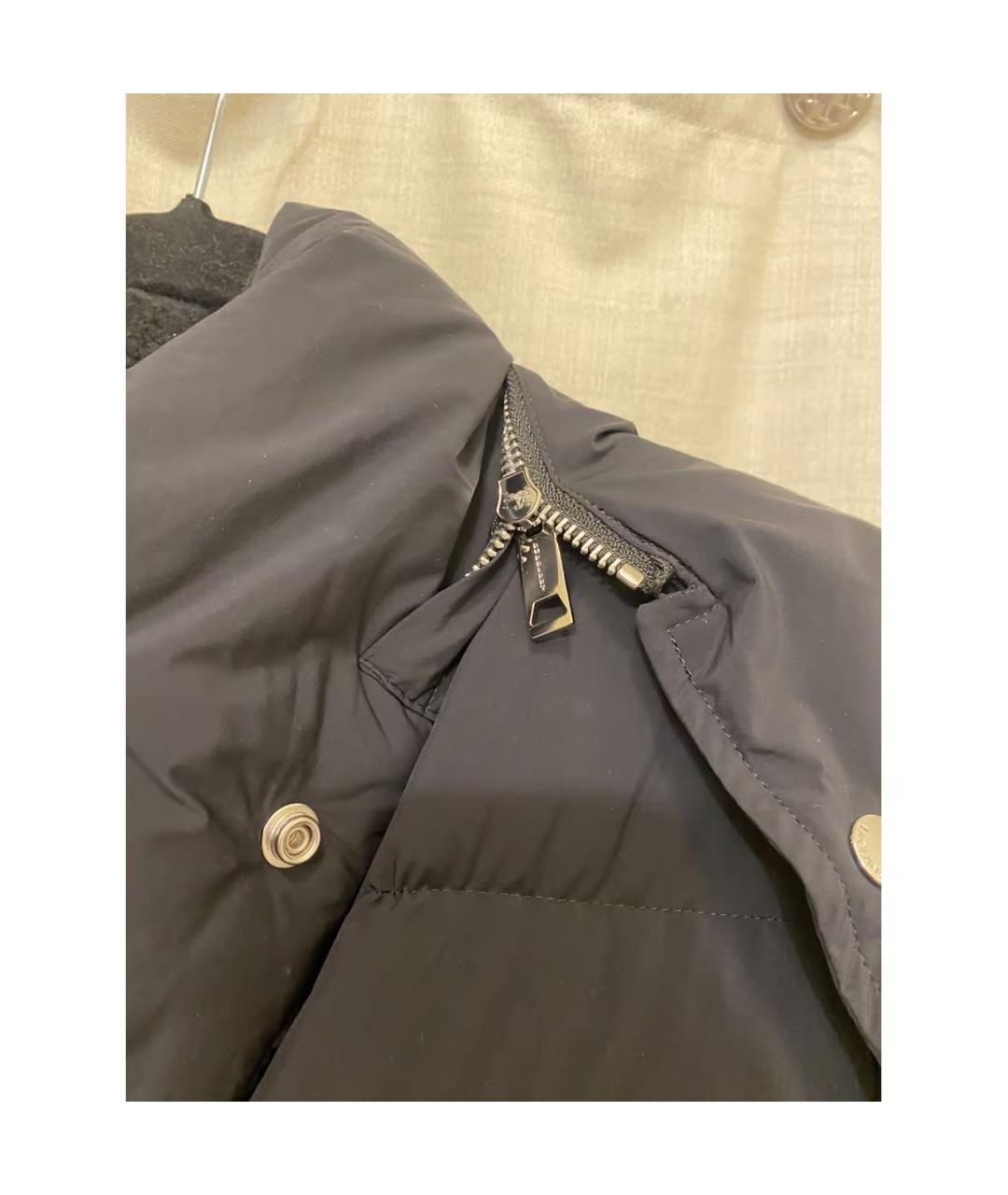 BURBERRY Черный пуховик, фото 4